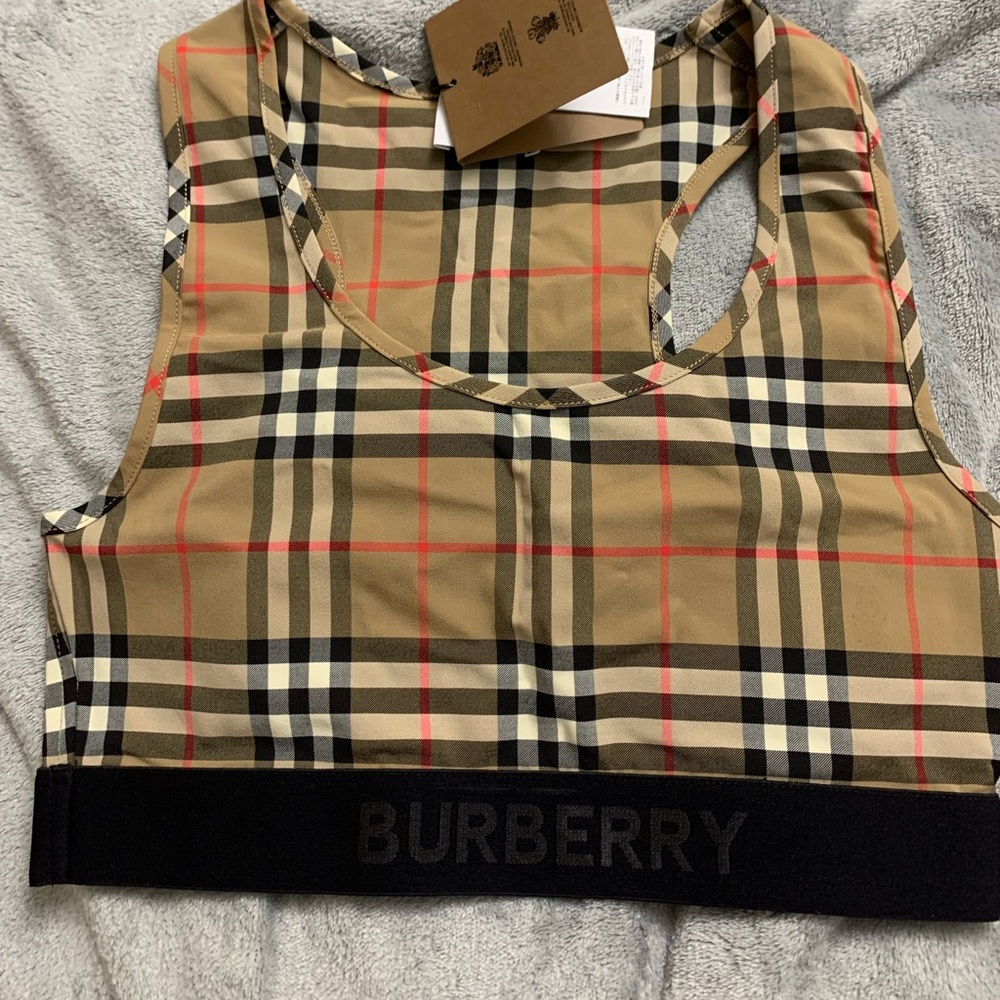 Burberry check top